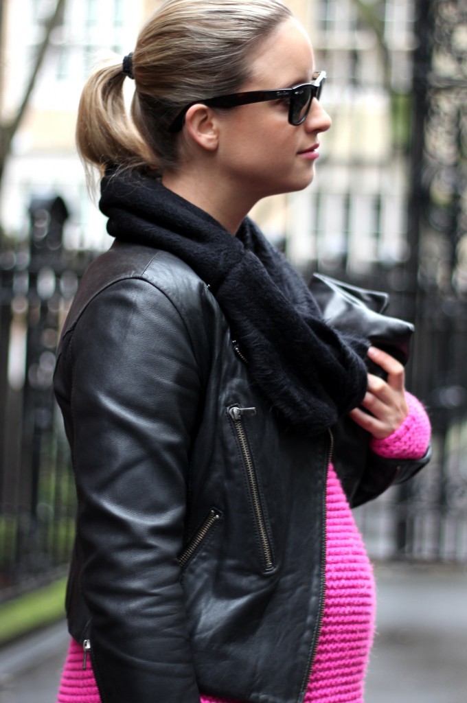 Pink Zara sweater The fashion guitar