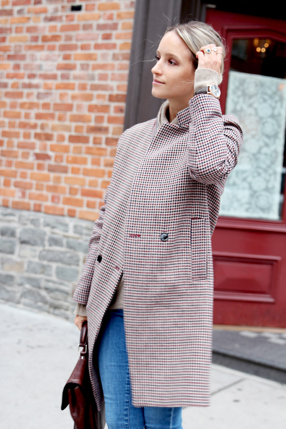 Zara heritage check coat | THEFASHIONGUITAR