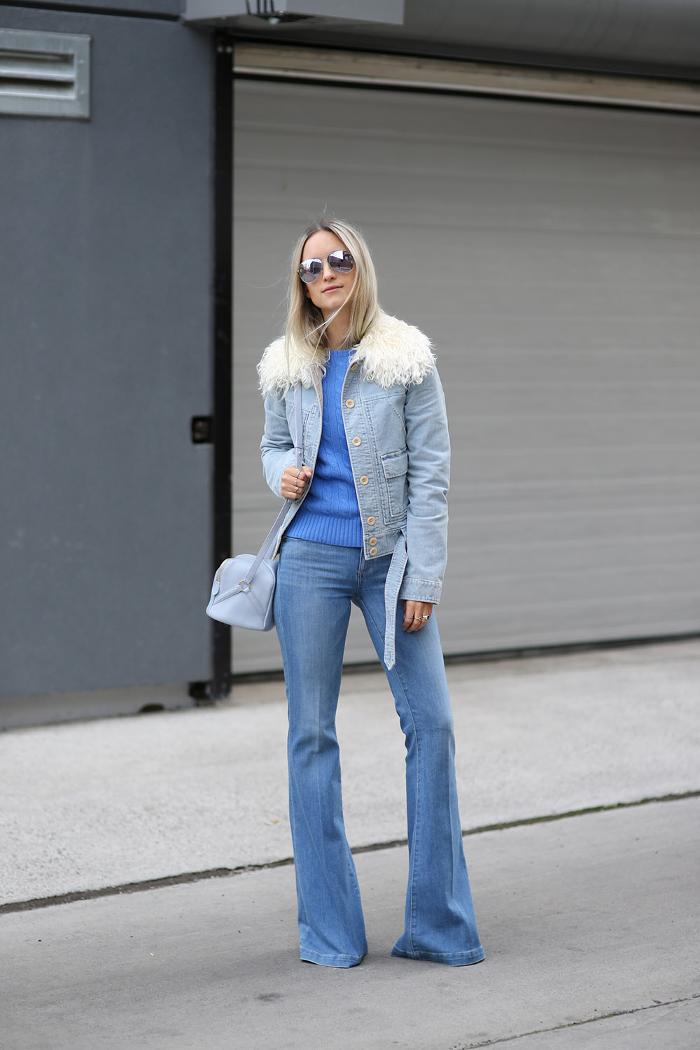 Street style inspirations: baby blue