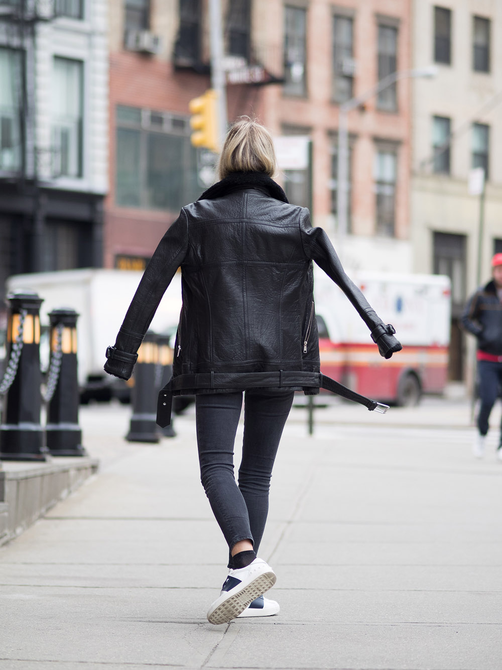 valentino sneakers street style