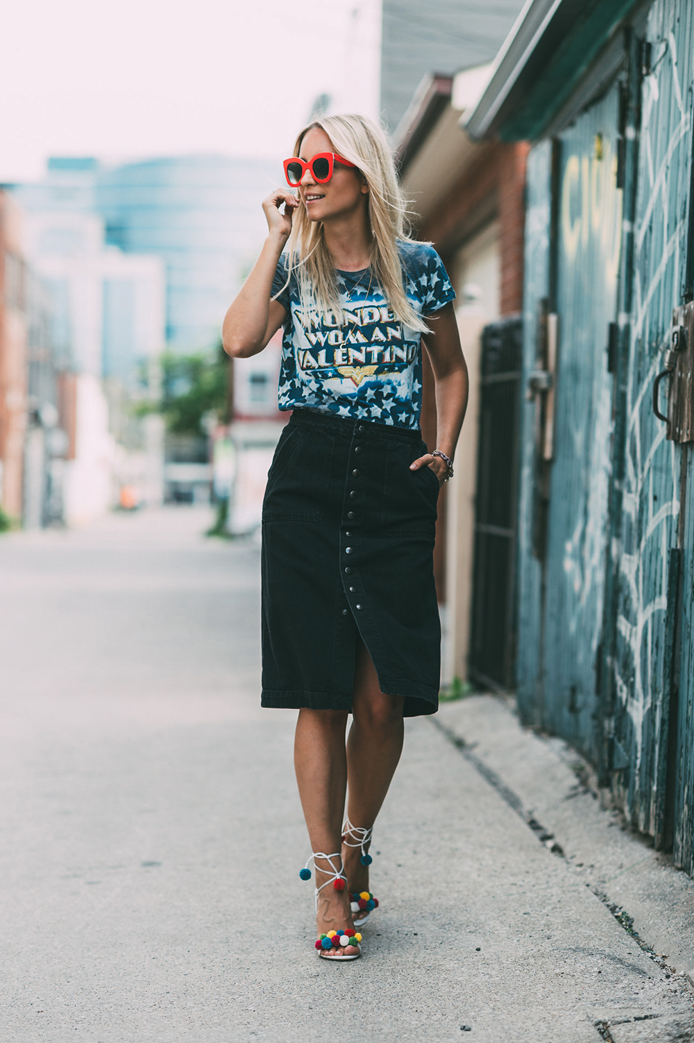 Charlotte Skirt in Black Floral