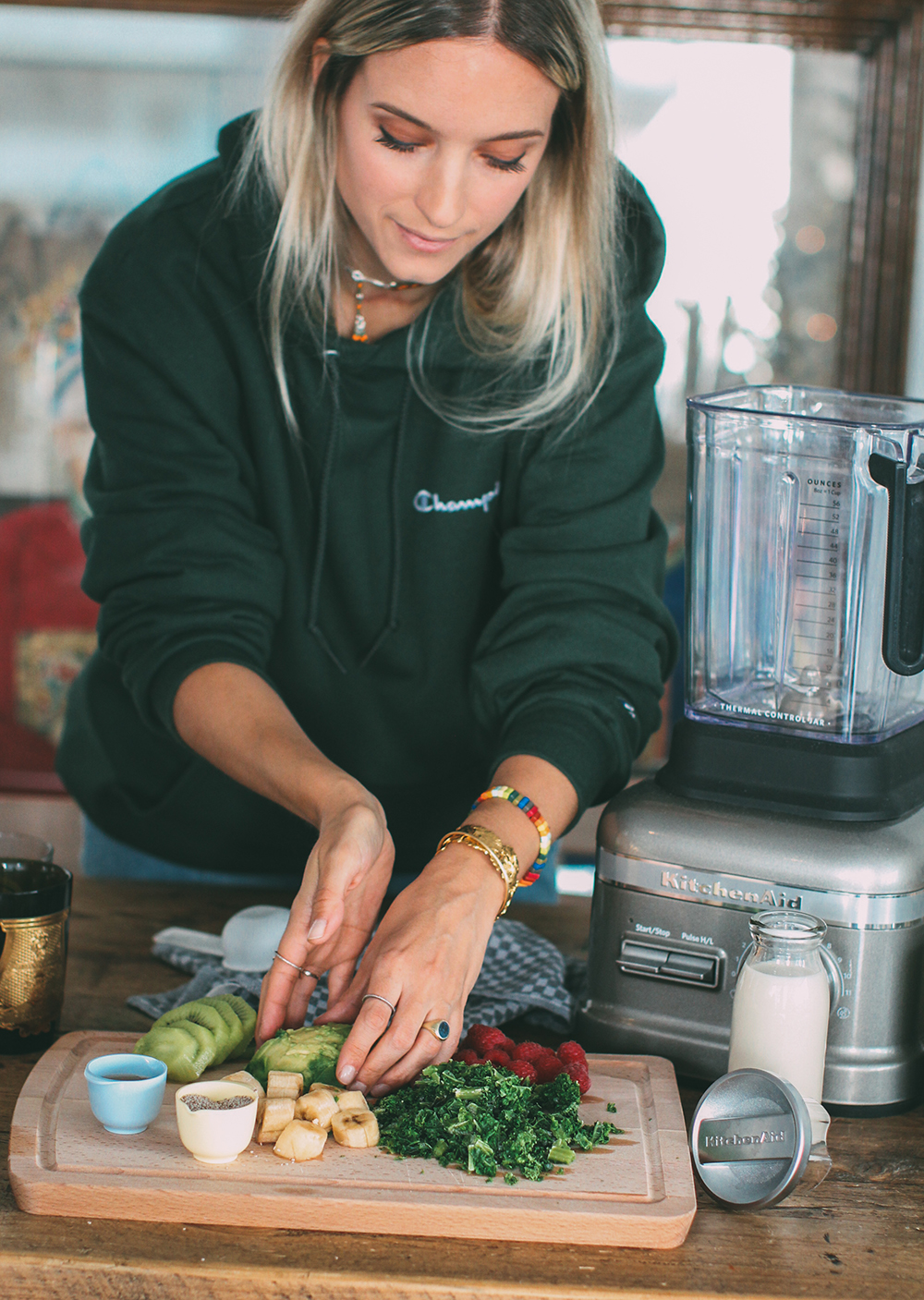 Detox green smoothie bowl Thefashionguitar Charlotte Groeneveld