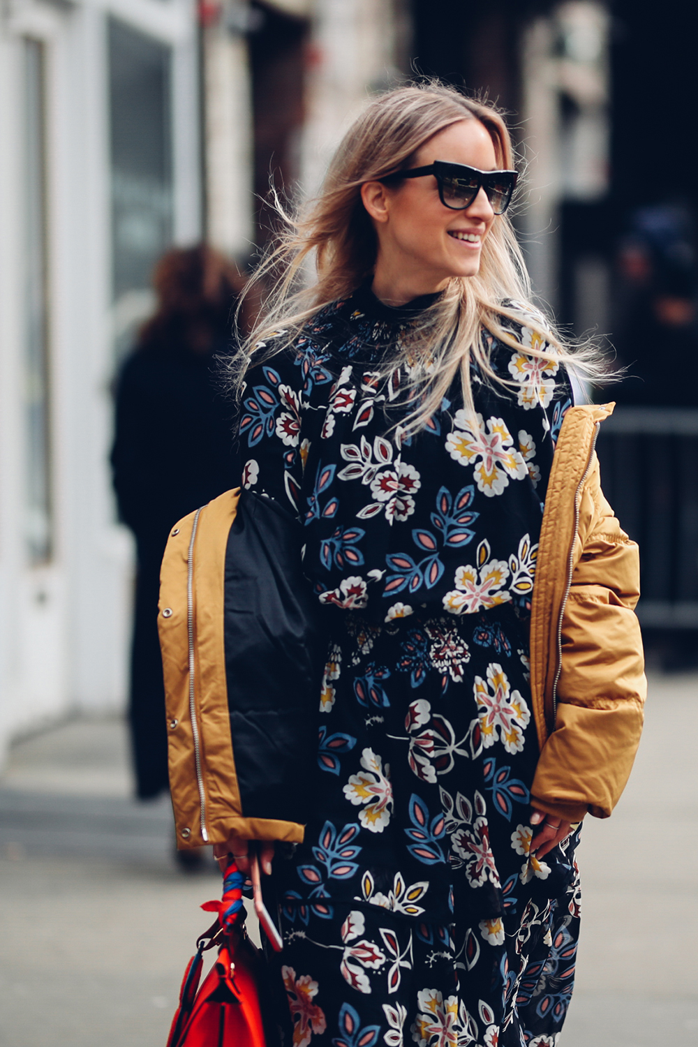 Charlotte Groeneveld Thefashionguitar after Tory Burch Fall 2017 show New York