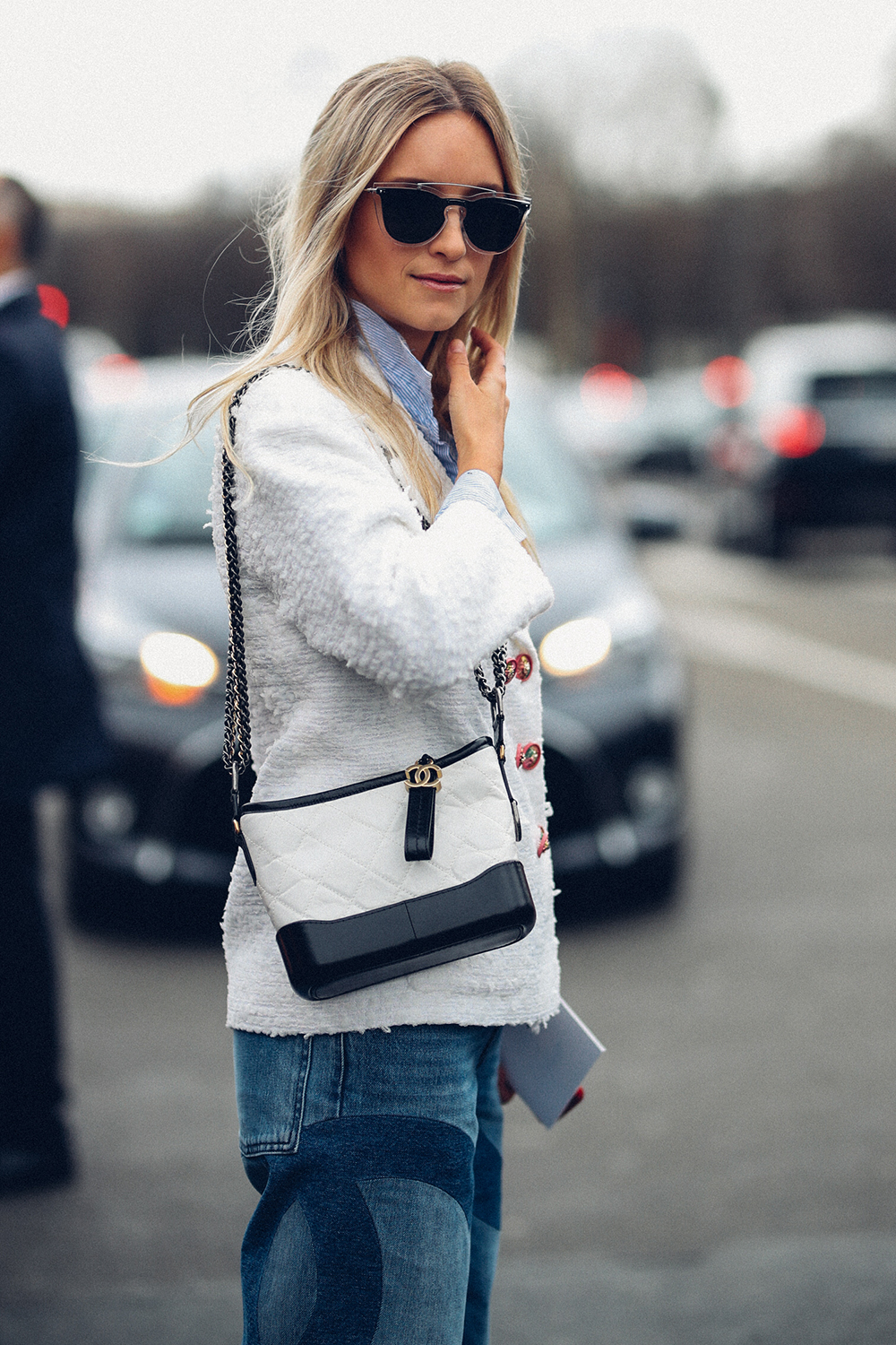 street style chanel gabrielle bag