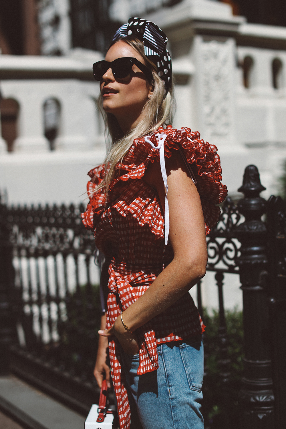 Charlotte Groeneveld Thefashionguitar in Dolce & Gabbana and Rosie Assoulin