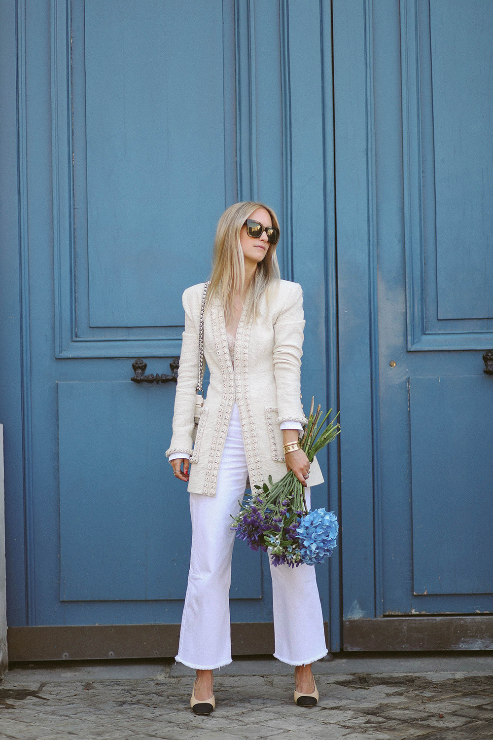 Charlotte Groeneveld from Thefashionguitar in Paris wearing Chanel Coco Crush Jewelry