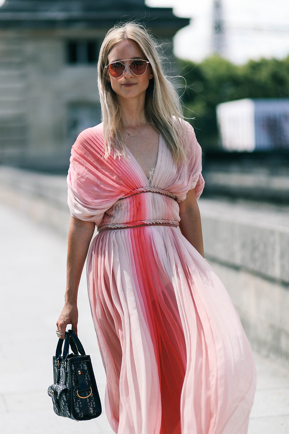 Charlotte Groeneveld Thefashionguitar attends the Dior Haute Couture show in Paris