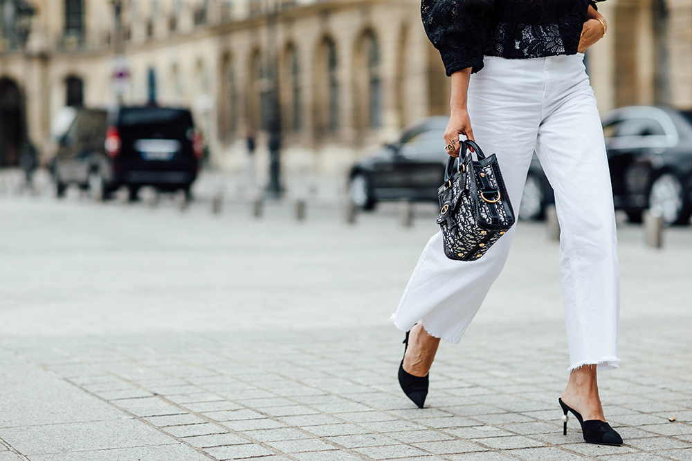 Charlotte Groeneveld Thefashionguitar attends the Monique lhuillier Haute Couture show in Paris