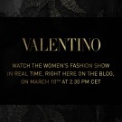 Valentino AW15 live stream | THEFASHIONGUITAR