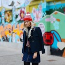 Red Gucci beanie