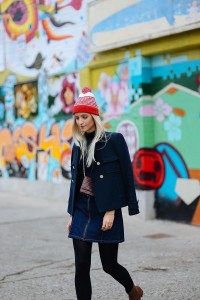 Red Gucci beanie