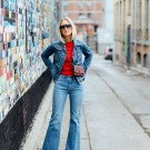 Cropped-denim-flares