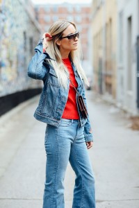 Denim-flares